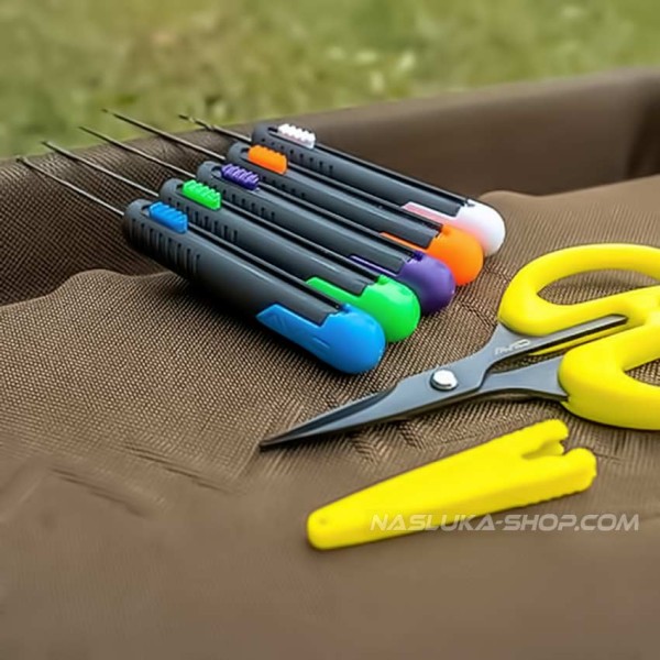 Ножица за плетено влакно Avid Carp Titanium Retracta Braid Scissors — снимка 2