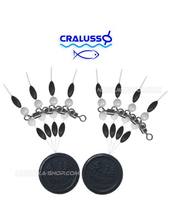 Вирбели с мъниста и стопери Cralusso 2129