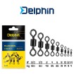 Вирбели без карабина Delphin Rolling Swivel