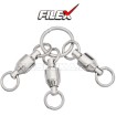 Троен вирбел Filex Break 3 Link Power Swivel, 90 кг