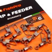 Вирбели с карабина FishPro Safety Snap