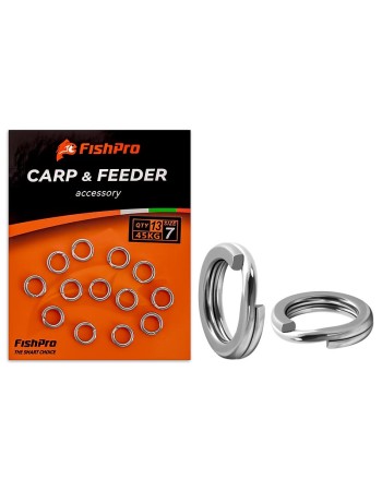 Усилени халки FishPro Split Rings STS