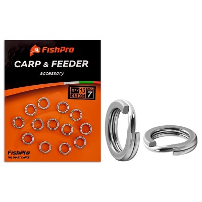 Усилени халки FishPro Split Rings STS