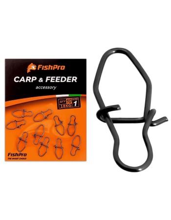 Карабинки за воблери и примамки FishPro V-Shaped Snap