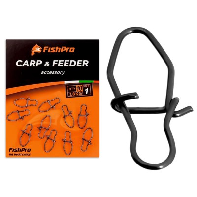 Карабинки за воблери и примамки FishPro V-Shaped Snap