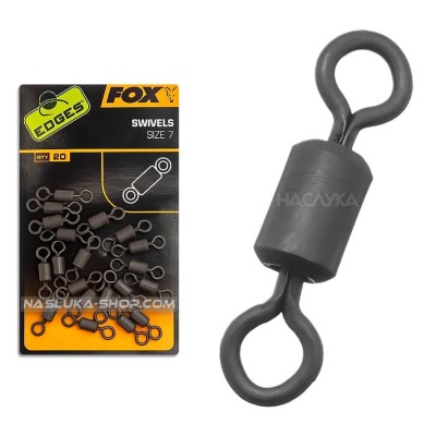 Вирбели Fox Edges Swivels, 20 бр.