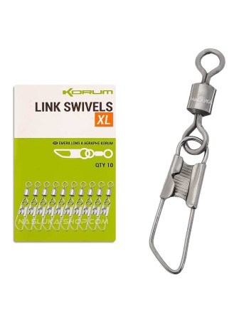 Вирбели с карабина за фидер Korum Link Swivels
