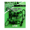 Вирбели с карабина за сом Madcat Stainless Crane Swivels with Snap