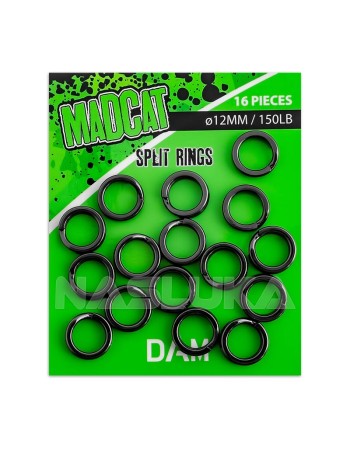 Усилени халки за монтажи за сом Madcat Split Rings, 16 бр.