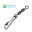 Двойни вирбели с карабина за фидер Preston Feeder Link Swivels, 8 бр.