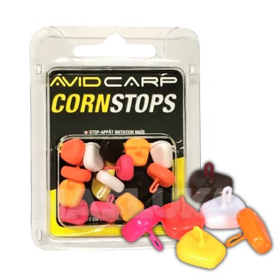 Плаващи стопери-царевица за монтажи на косъм Avid Carp CornStops Floating 15 бр., Short