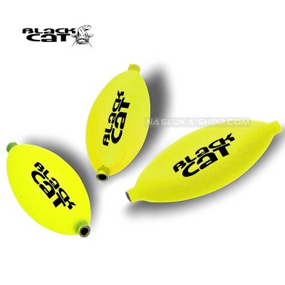 Микропоплавъци за монтажи за сом Black Cat Micro U-Float 3.5 г, Yellow