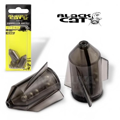 Пропелер-тракалка за сом Black Cat Propeller Rattle, 2 бр, Black