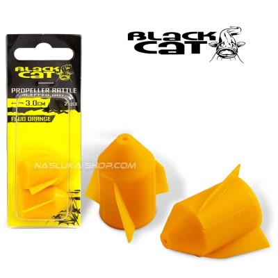 Пропелер-тракалка за сом Black Cat Propeller Rattle, Fluo Orange