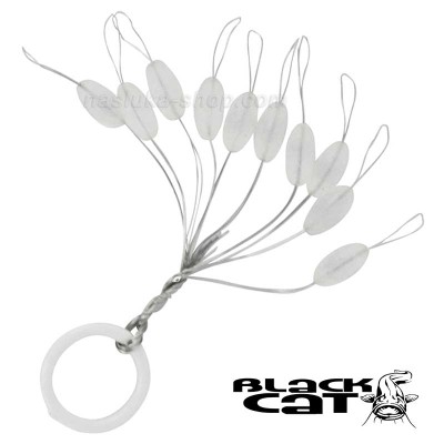 Стопери за монтажи Black Cat Silicon Stops, 7 мм,