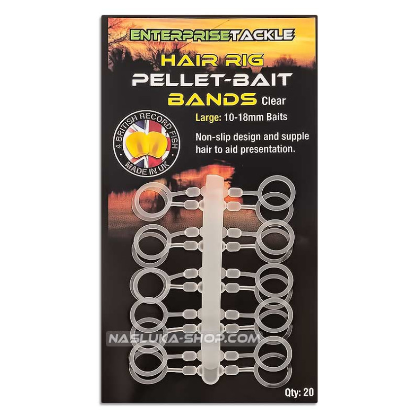 Полимерни рингове за пелети с държачи Enterprise Hair Rig Pellet-Bait ...
