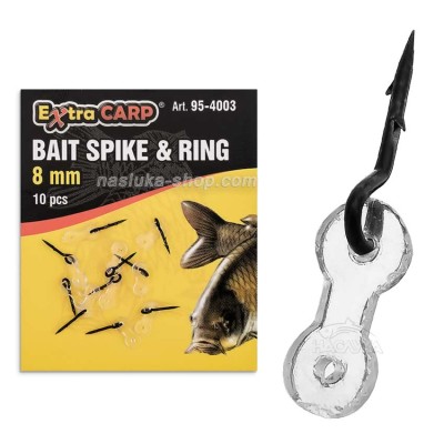 Шип със силиконов държач Extra Carp Bait Spike & Ring