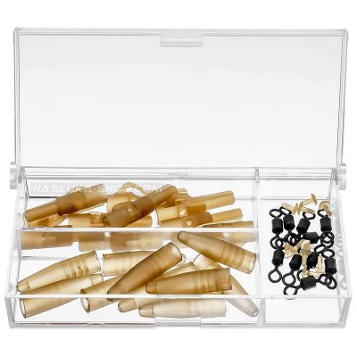 Комплект аксесоари за шарански монтажи Extra Carp Lead Clip Extra Box, 3779