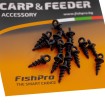 Полимерни винтчета за стръв FishPro Carp & Feeder Bait Screws Black, 15 бр.