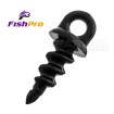 Полимерни винтчета за стръв FishPro Carp & Feeder Bait Screws Black, 15 бр.
