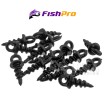 Полимерни винтчета за стръв FishPro Carp & Feeder Bait Screws Black, 15 бр.