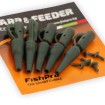 Клипсове за шарански монтажи FishPro Lead Clip Tail Rubber Lock, 5 бр.