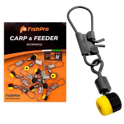 Вирбели за мач и фидер FishPro Размер M, 10 бр.