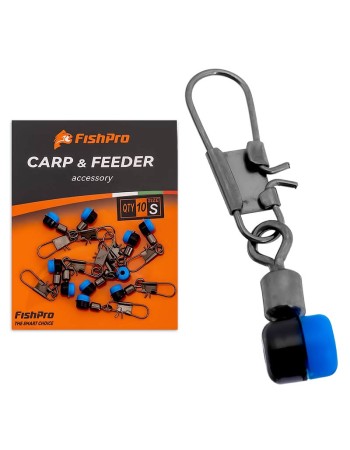 Вирбели за мач и фидер FishPro Размер S, 10 бр.