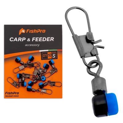 Вирбели за мач и фидер FishPro Размер S, 10 бр.