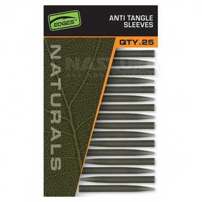 Противооплитащ шлаух за монтажи за шаран Fox Edges Naturals Anti Tangle Sleeves, 25 бр.