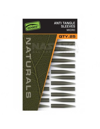 Противооплитащ шлаух за монтажи за шаран Fox Edges Naturals Anti Tangle Sleeves, Micro, 25 бр.