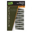 Конусовиден шлаух Fox Naturals Lead Clip Tail Rubbers Size 7, 10 бр.