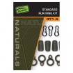 Комплект за подвижни шарански монтажи Fox Naturals Standard Run Ring Kit, 8 бр.