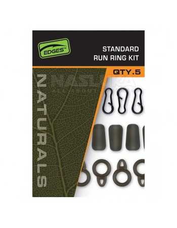 Комплект за подвижни шарански монтажи Fox Naturals Standard Run Ring Kit, 8 бр.