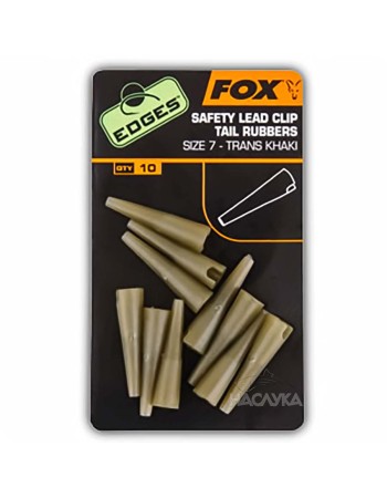 Шлаух за монтажи Fox Slik Lead Clip Tail Rubbers, Thrans Khaki