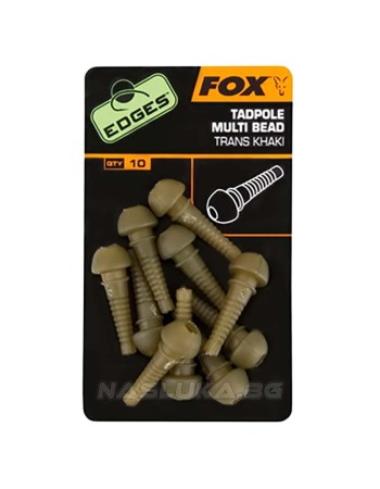 Аксесоари за шарански монтажи Fox Tadpole Multi Bead, Trans Khaki
