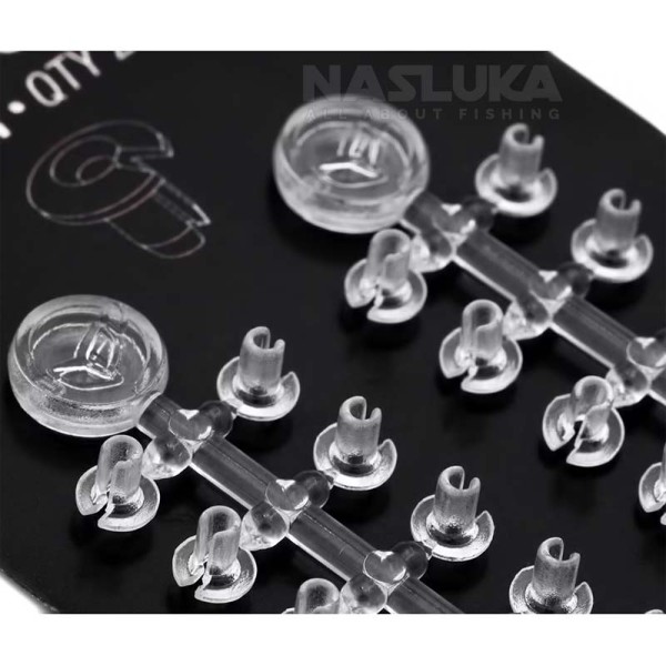 Стопери за стръв Korda FlossCaps Clear, 20 бр. — снимка 2
