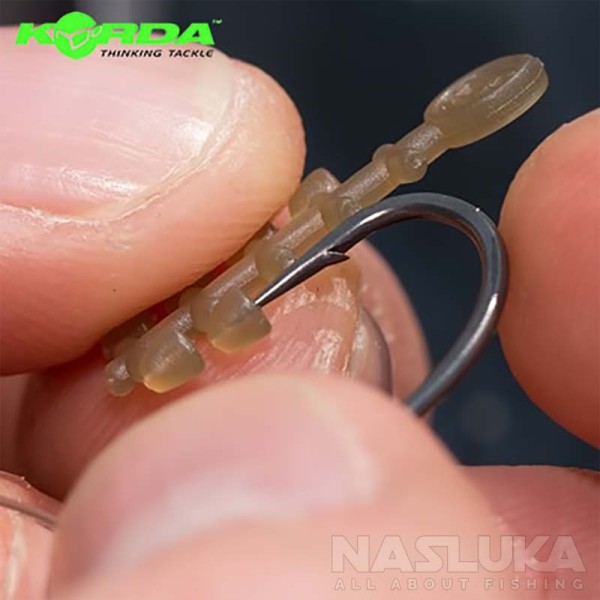 Стопери за кука Korda Hook Bead Green, 20 бр. — снимка 2