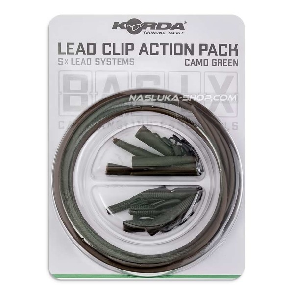 Комплект аксесоари за монтажи Korda Basix, Lead Clip Action Pack — снимка 5