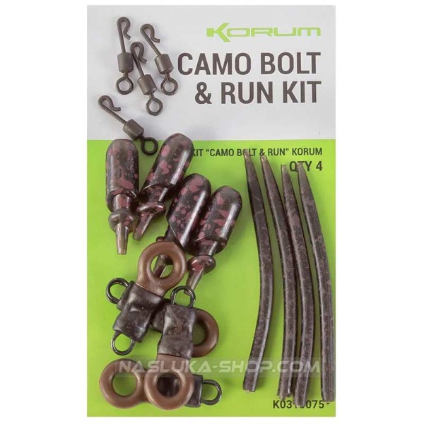 Комплект за фидер риболов Korum Camo Bolt & Run Rig — снимка 8