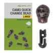 Мъниста-бързи връзки за фидер риболов Korum Camo Quick Change Bead