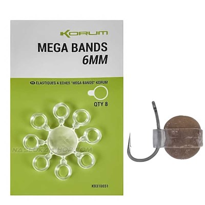 Силиконови рингове за фидер в пакет Korum Mega Bands