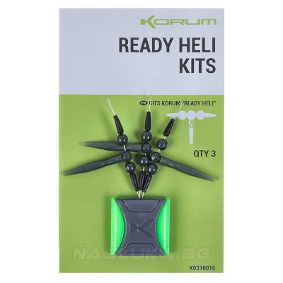 Аксесоари за хеликоптер риг монтажи Korum Ready Heli Kits
