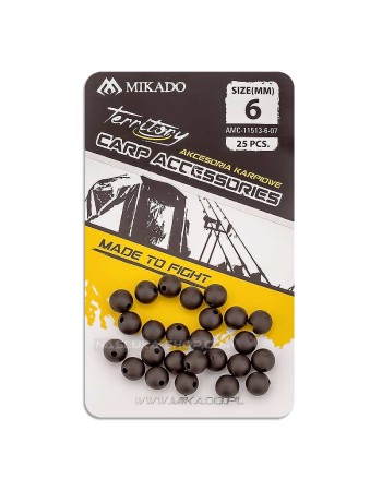 Топчета-протектори за монтажи Mikado Territory Silicone Beads, 6 мм