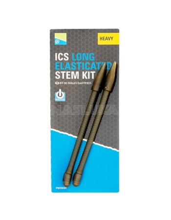 Комплект тръбички с ластик за метод фидер Preston ICS Short Elasticated Stem Kit, Heavy
