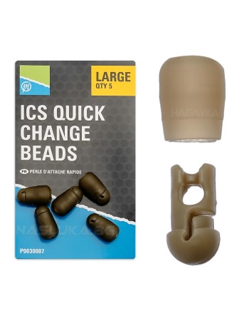 Мъниста-бързи връзки за фидер Preston Innovation ICS Quick Change Beads, 5 бр.