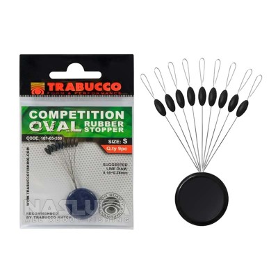 Гумени стопери Trabucco Oval Rubber Stopper, 9 бр.