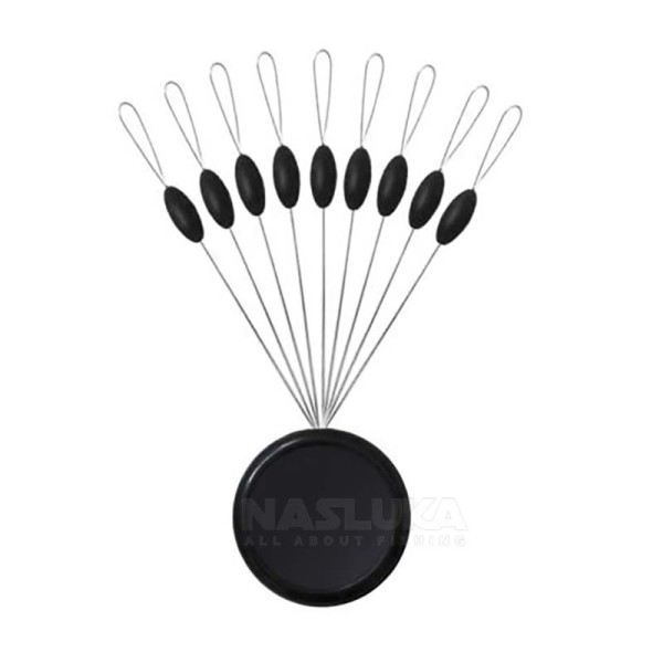 Гумени стопери Trabucco Oval Rubber Stopper, 9 бр. — снимка 2