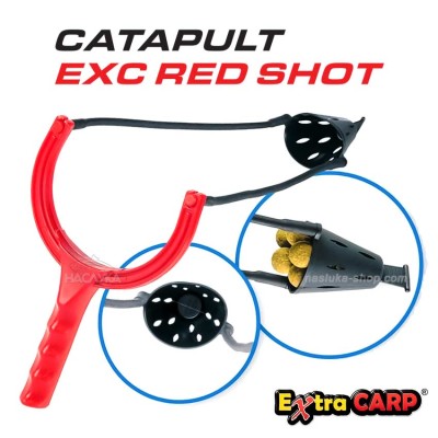 Прашка за захранване Extra Carp Catapult Red Shot, 4040