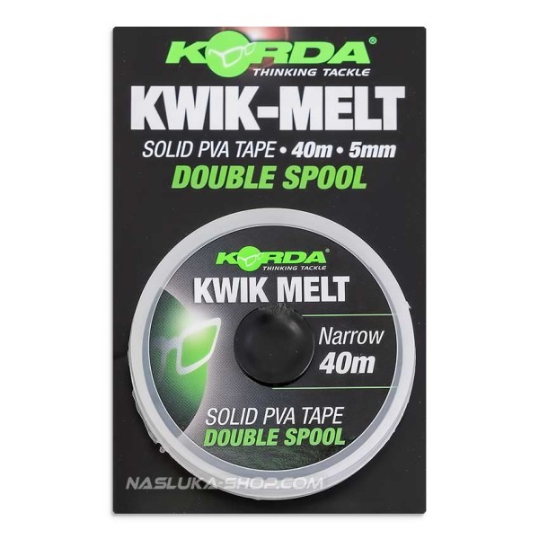 PVA лента Korda Kwik Melt Double Spool, Narrow 40 м — снимка 1